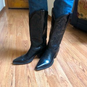 Dan Post black cowboy boots